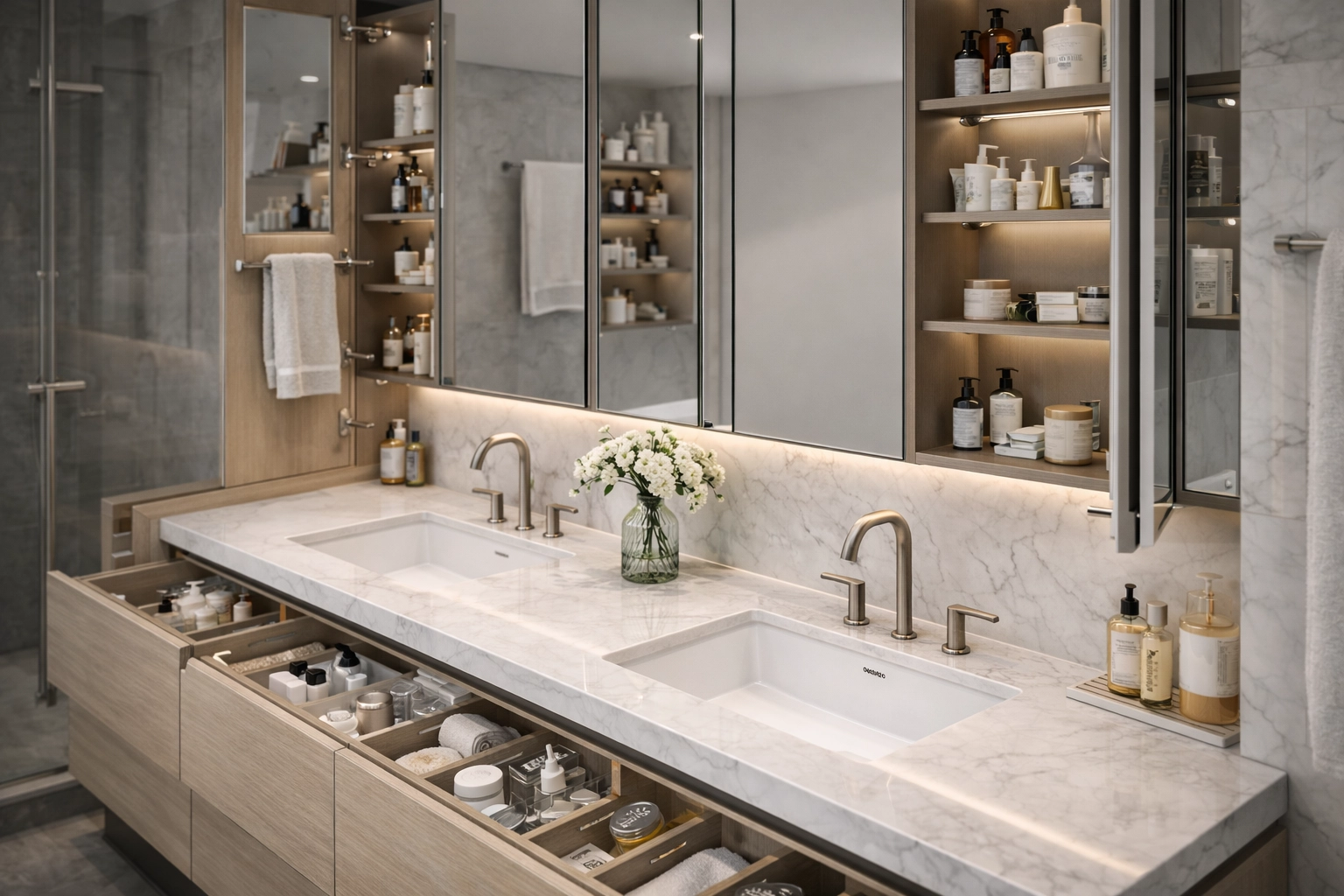 Sink Zone Cabinet Detail