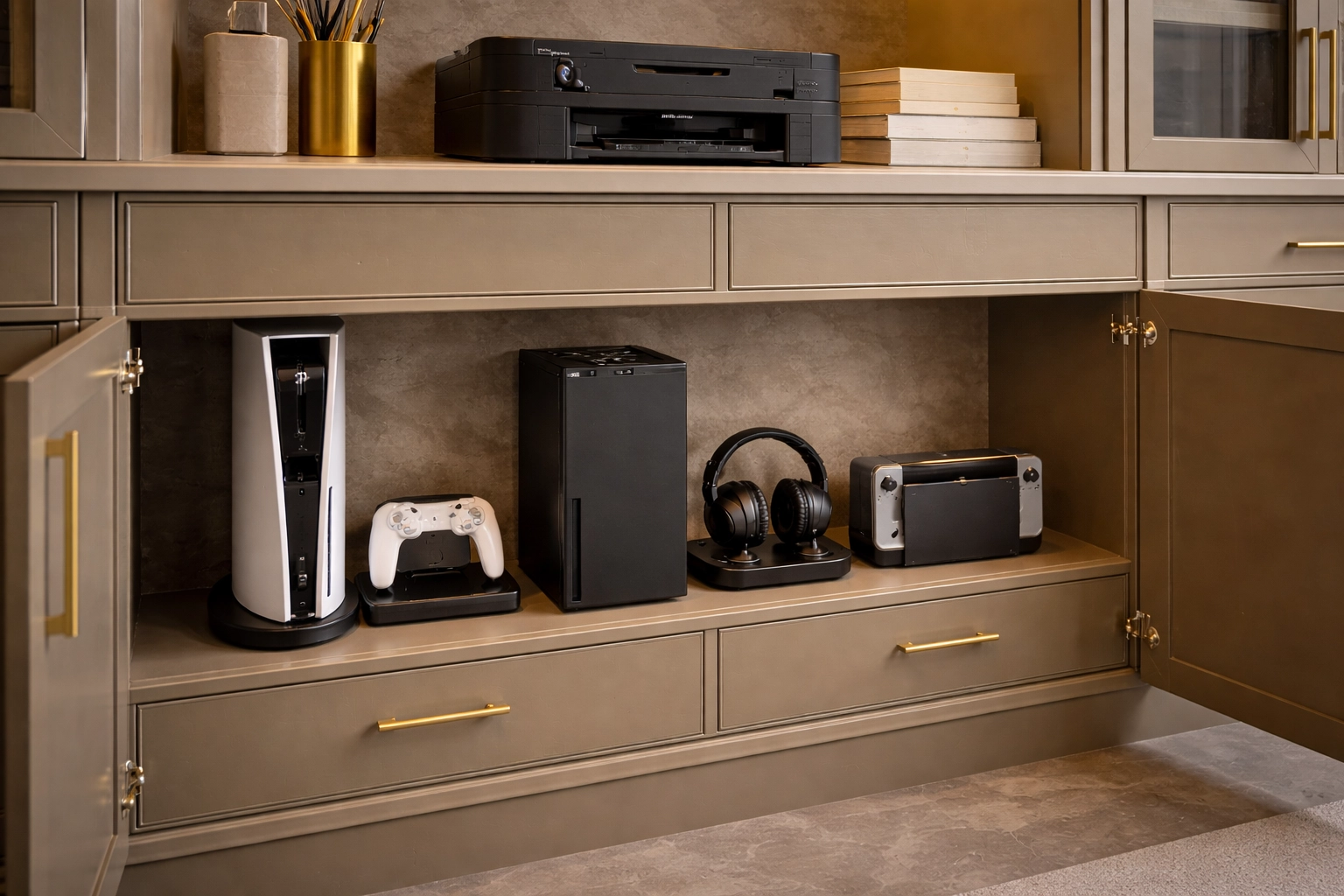 Storage Zone Cabinet Detail