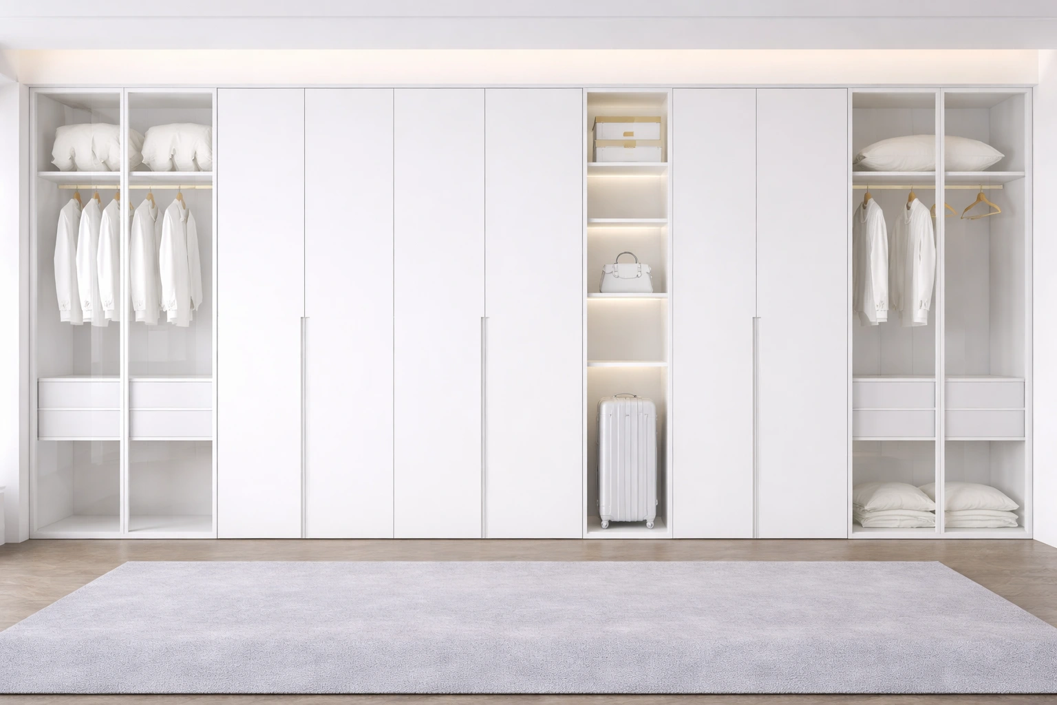 Wardrobe finish preview